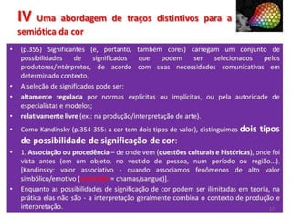 Cor como modo semiótico