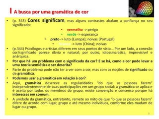 Cor como modo semiótico