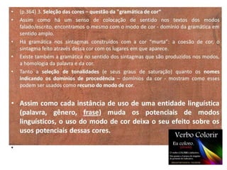 Cor como modo semiótico