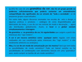 Cor como modo semiótico