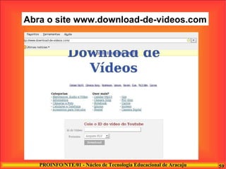 Abra o site www.download-de-videos.com 