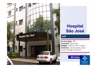 Hospital
São José
80 leitos
 