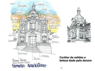 Caráter de solidez e
beleza dado pelo decoro
 