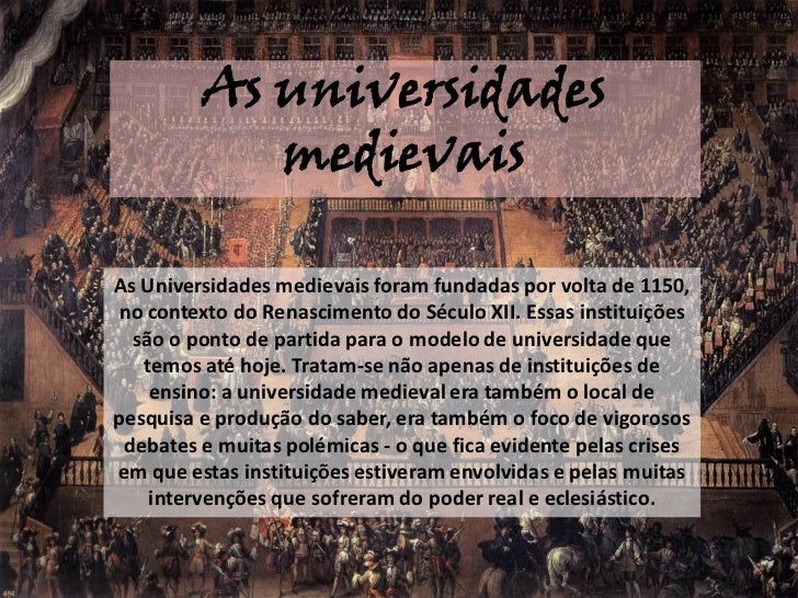 A Respeito Das Universidades Medievais Considere As Afirmativas A Seguir