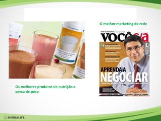 O melhor marketing de rede




Os melhores produtos de nutrição e
perca de peso
 