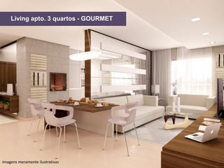 Living apto. 3 quartos - GOURMET
Salão
Salão de jogos de jogos

Texto
Texto
Texto
Texto

Imagens meramente ilustrativas

 