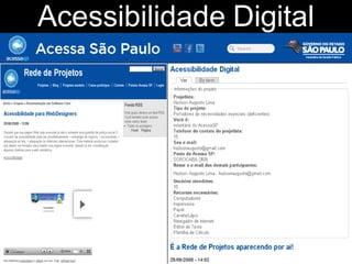 Acessibilidade Digital
 