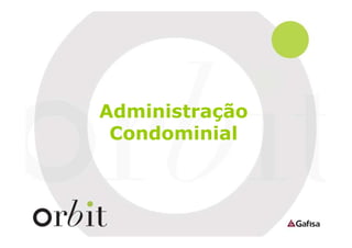 Administração
Condominial

 