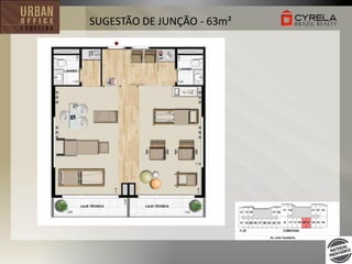 SUGESTÃO DE JUNÇÃO - 63m²

 