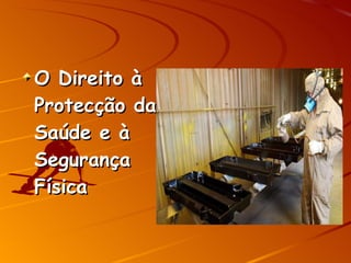 O Direito à Protecção da Saúde e à Segurança Física 