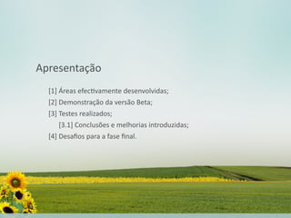 apresentação BETA