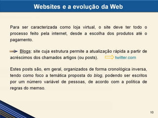 Websites e a evolução da Web