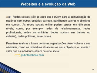 Websites e a evolução da Web