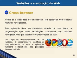 Websites e a evolução da Web