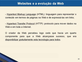 Websites e a evolução da Web