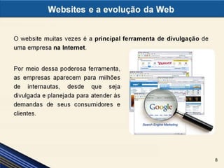 Websites e a evolução da Web