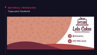 MATERIAL PRODUZIDO
Capa para facebook
 