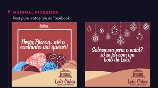 MATERIAL PRODUZIDO
Post para instagram ou facebook
 