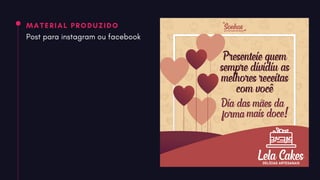 MATERIAL PRODUZIDO
Post para instagram ou facebook
 