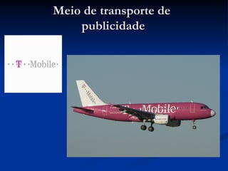 Meio de transporte de  publicidade 