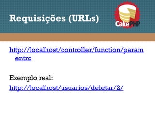 Requisições (URLs)


http://localhost/controller/function/param
  entro

Exemplo real:
http://localhost/usuarios/deletar/2/
 