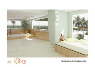 Perspectiva ilustrada do spa
 