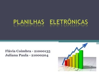 Flávia Coimbra - 21000135 Juliana Paula - 21000204 