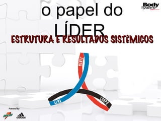o papel do LÍDER  ESTRUTURA E RESULTADOS SISTÊMICOS 
