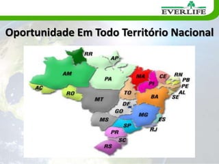 Possibilidades reais de ganhos ilimitados que poderão mudar sua vida e a vida da sua família!!    Escritório Virtual (Area Privativa)     Controle total sobre o seu Negócio     Você terá todas as informações da sua rede ao alcance das suas mãos através do seu escritório virtual em nosso site: www.everlife.com.br/ap  Seus dados pessoais