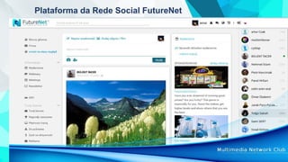 FUTERNET
PRODUCTS
Plataforma da Rede Social FutureNet
 