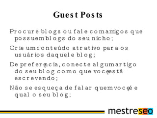 All In One SEO Pack Possibilidade de criar títulos e meta tags para páginas e posts http://bit.ly/aJy22D 
