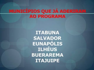 UNIDADES DE SAÚDE VISITADAS18