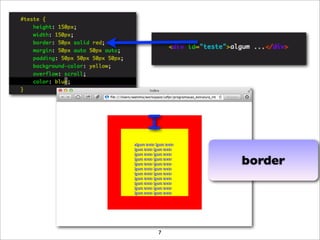 CSS - Modelo de Caixa | PDF