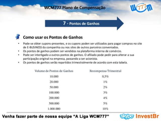 Apresentação WCM777 Oficial