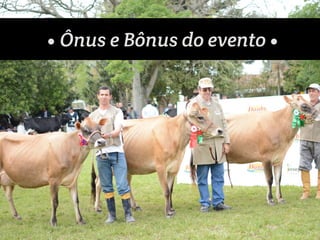 Ônus e Bônus do evento 
 