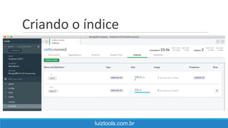 Criando o índice
luiztools.com.br
 