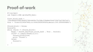 Proof-of-work
 