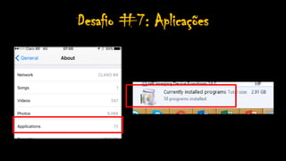 Desafio #7: Aplicações
 