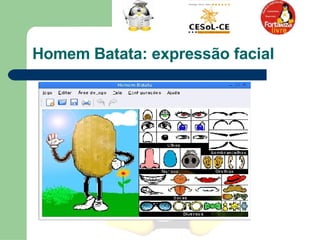 Homem Batata: expressão facial 