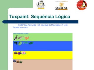 Tuxpaint: Sequência Lógica 
