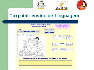 Tuxpaint: ensino de Linguagem 