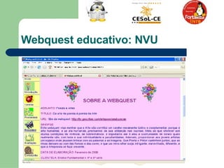 Webquest educativo: NVU  