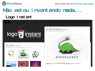 Não estou inventando moda... Logo Instant 