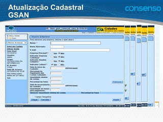 Atualização Cadastral
GSAN
 