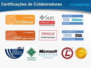 Certificações de Colaboradores
 