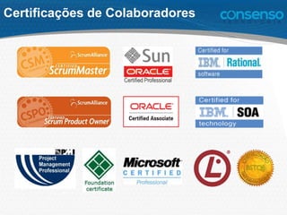 Certificações de Colaboradores
 