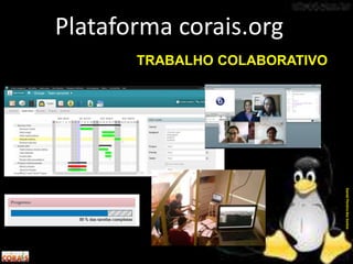 Plataforma corais.org
DanielPereiradosSantos
TRABALHO COLABORATIVO
 