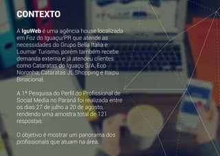 Perfil do Profissional de Social Media - PARANÁ Slide 2