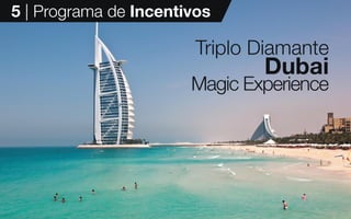 19
Triplo Diamante
Dubai
Magic Experience
5 | Programa de Incentivos
 