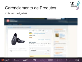 Gerenciamento de Produtos Produto configurável 